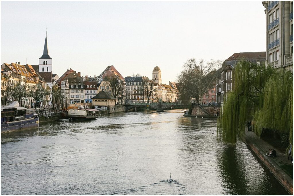 The Ill River in Strasbourg, France